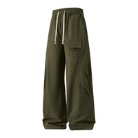 Pantalon cargo japonais coton large