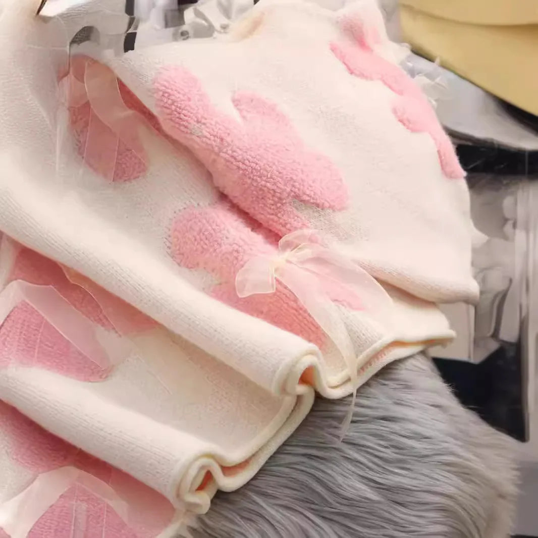 Pull Oversize Kawaii Japonais à Nœuds