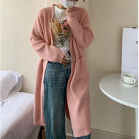 Cardigan long femme style kimono