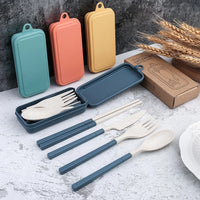Set de couverts japonais de voyage à étui