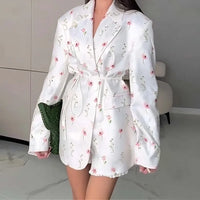 Veste kimono fleurie