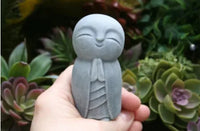 Statue Jizo effet pierre