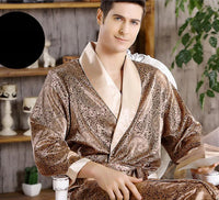 Peignoir Kimono Satin Homme