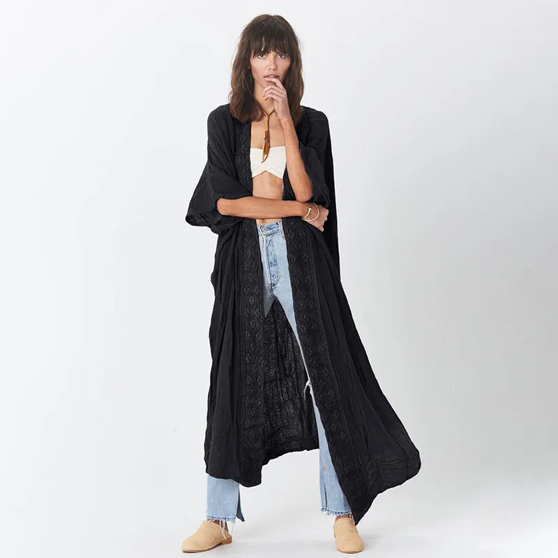 Kimono de plage ample