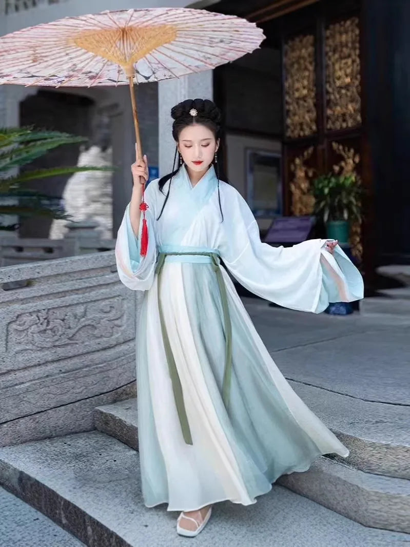 Ensemble kimono haut fleuri jupe plissée