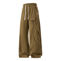 Pantalon cargo japonais coton large