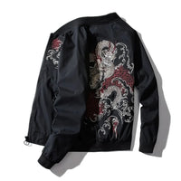 Blouson sukajan black dragon