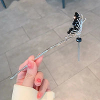 Épingle à cheveux japonaise à pampille papillon
