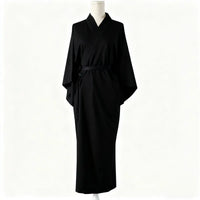 Robe kimono longue à ceinture