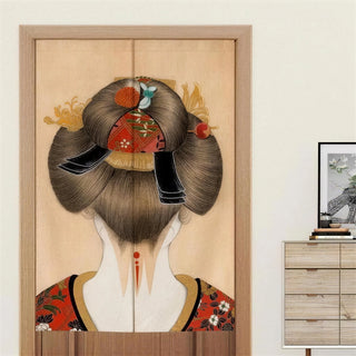 Noren rideau japonais Geisha