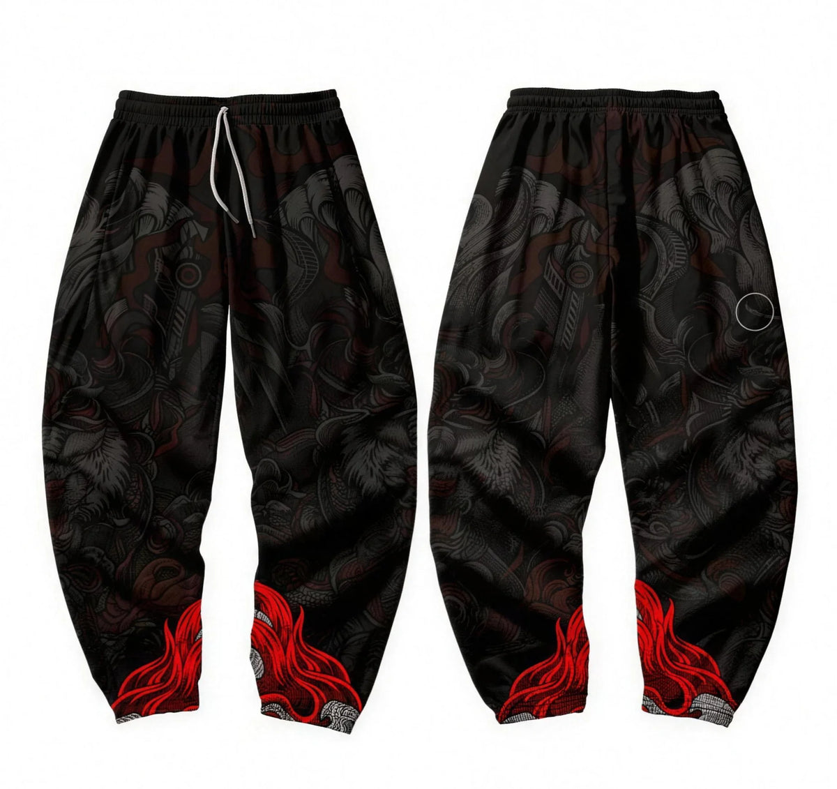Pantalon jogging japonais dark Oni