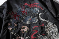 Blouson sukajan japonais dragon et tigre