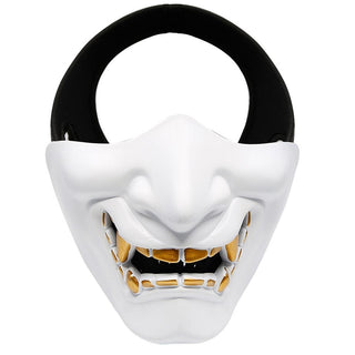 Masque de démon japonais Oni blanc