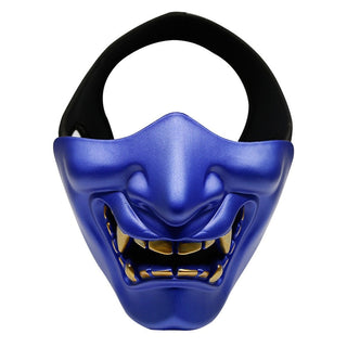Masque de démon japonais Oni bleu