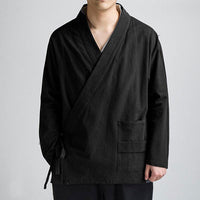 Veste Kimono Épais Uni-0.jpg