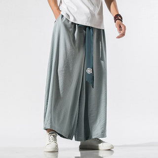 Pantalon Hakama japonais pour homme