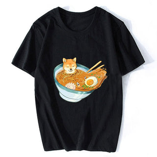 T-shirt Shiba bain de Ramen