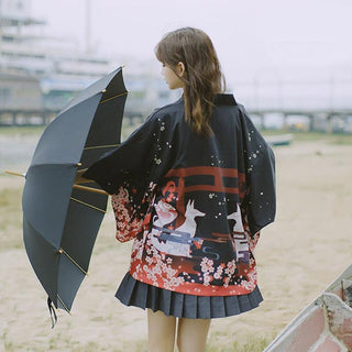 Veste style kimono sanctuaire Hinari