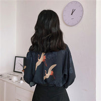 Chemise style Haori motif grues japonaises-3.jpg