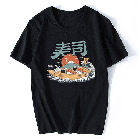 T-shirt japonais bateau de sushis-0.jpg
