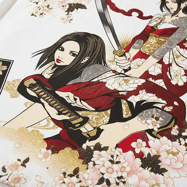 T-shirt guerrières japonaises et Katanas-4.jpg