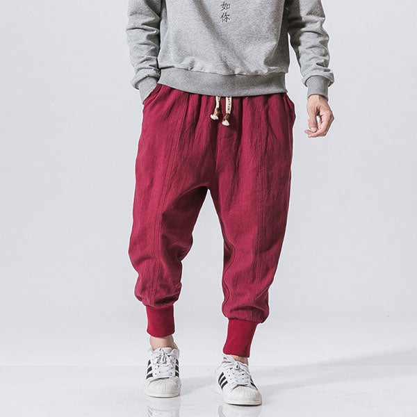Pantalon japonais jogging uni