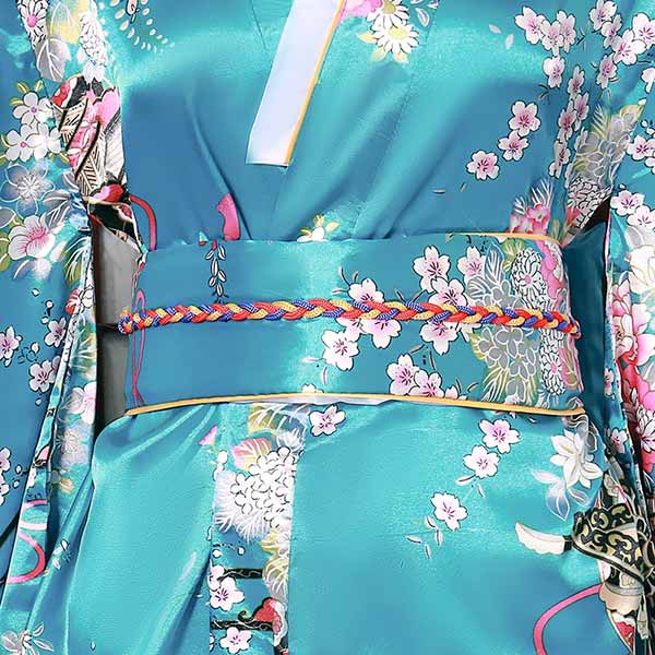 Kimono japonais satiné bleu-4.jpg