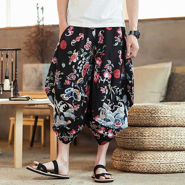 Pantalon traditionnel japonais imprimé-1.jpg
