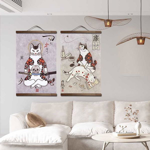 Tableau japonais chat yakuza-7.jpg