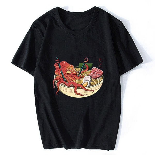 T-shirt japonais Tako Ramen
