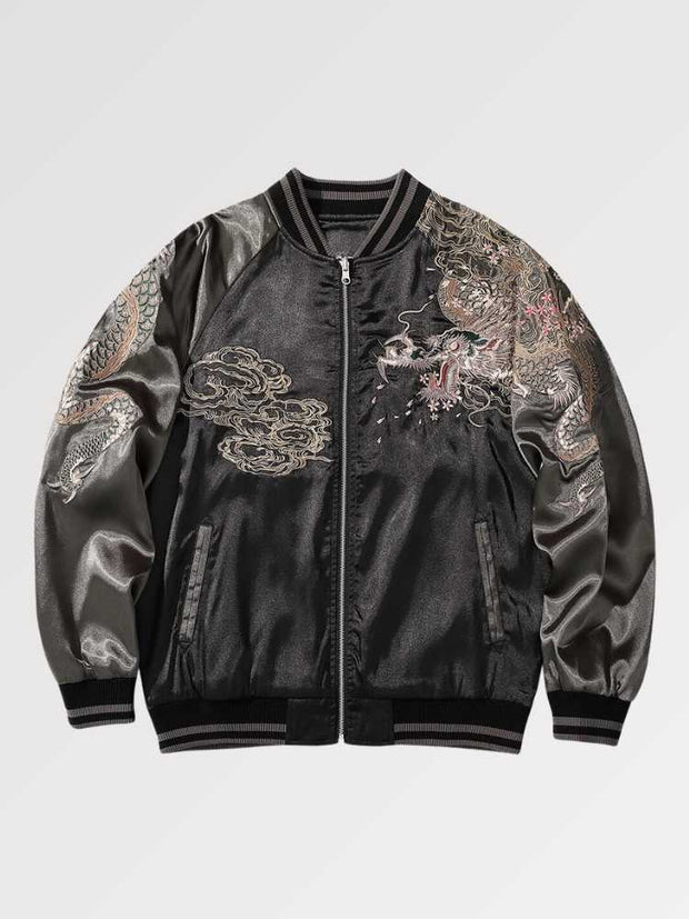 Veste bicolore Sukajan japonais motif dragon légendaire-2.jpg
