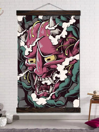 Tableau démon japonais style tatouage-0.jpg