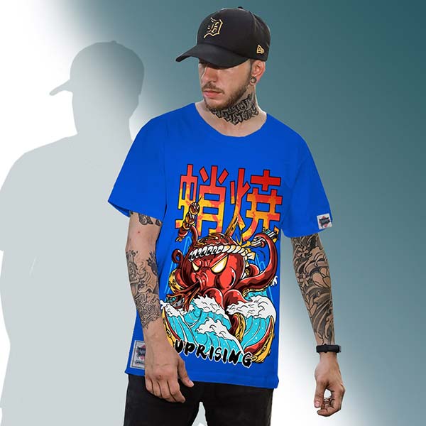 T-shirt japonais Tako Attack-3.jpg