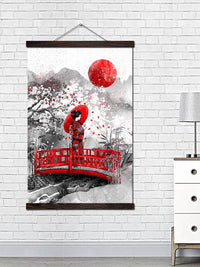 Tableau japonais balade d'une geisha-2.jpg