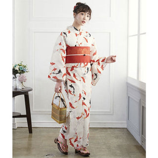 Yukata japonais motif Carpes Koï
