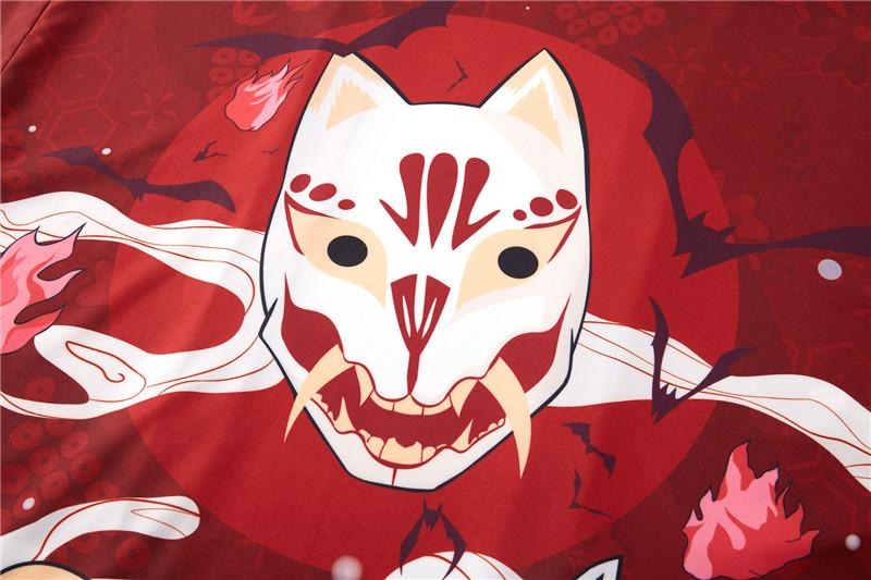 Veste Haori Rouge Masques Japonais-7.jpg