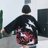 Veste Haori pour femme Akai Tsuru-0.jpg