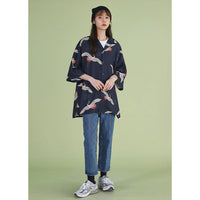 Chemise longue style kimono grues japonaises-1.jpg