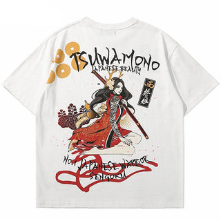 T-shirt guerrière japonaise