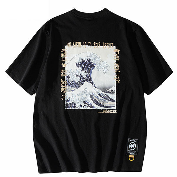 T-shirt tableau vague de Kanagawa-0.jpg