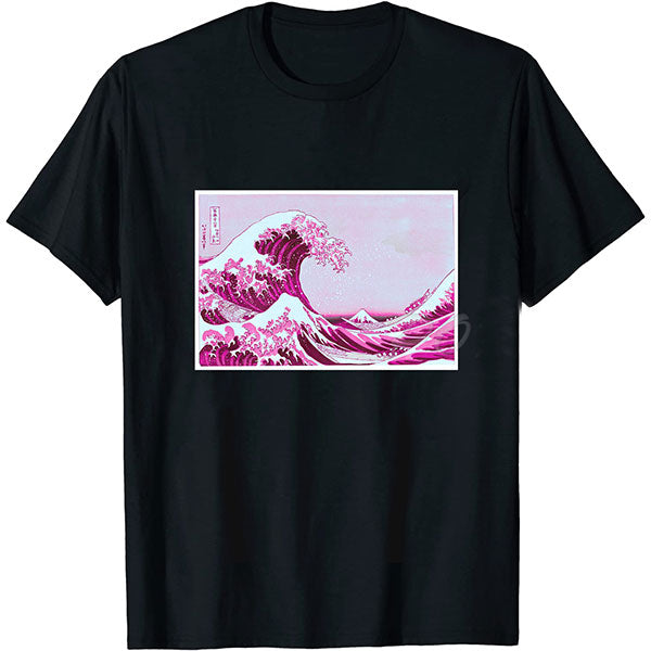T-shirt estampe japonaise Kanagawa