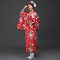 Kimono satiné style japonais rouge-3.jpg