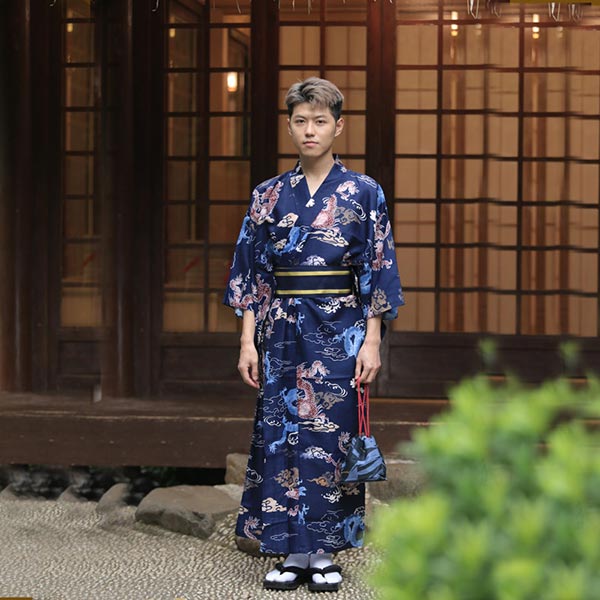 Kimono Japonais Homme Moderne Dragon-4.jpg