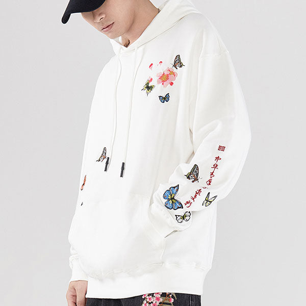 Hoodie papillons japonais
