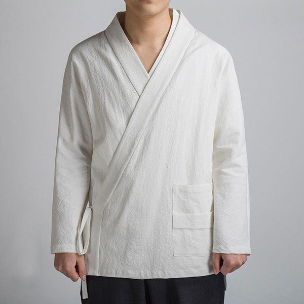 Kimono Court Traditionnel Style Veste-1.jpg
