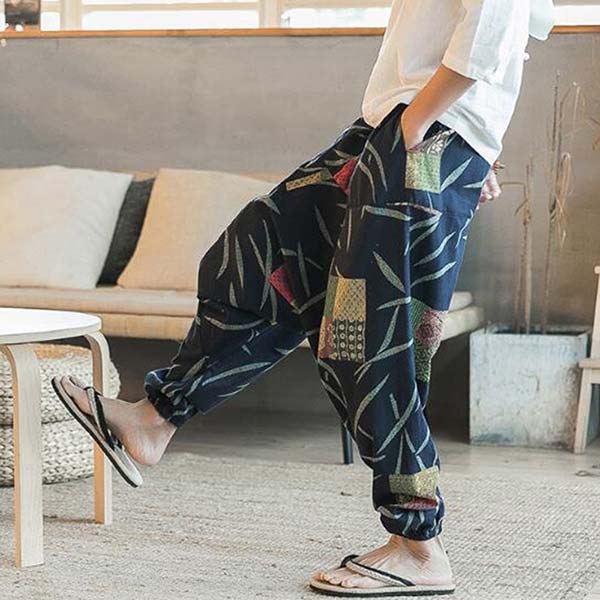 Pantalon style sarouel patchwork imprimé japonais-5.jpg