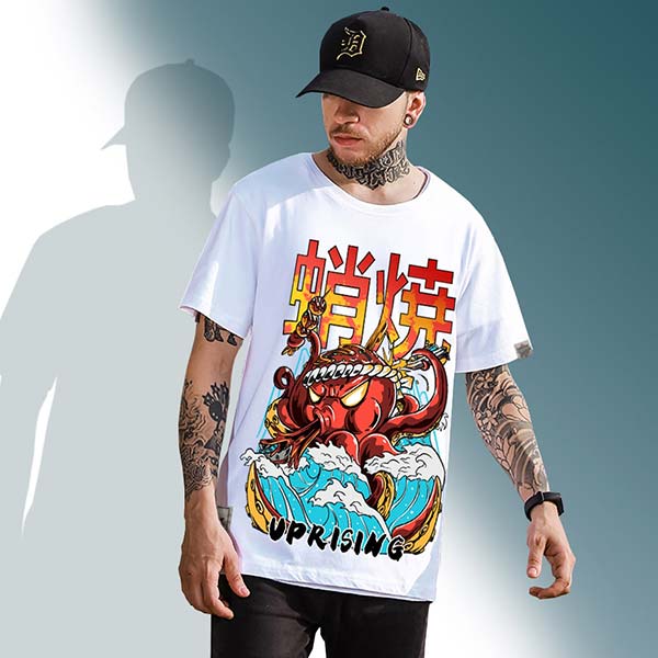 T-shirt japonais Tako Attack-2.jpg