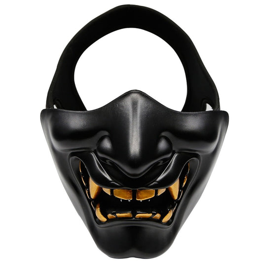 Masque de démon japonais Oni noir-0.jpg