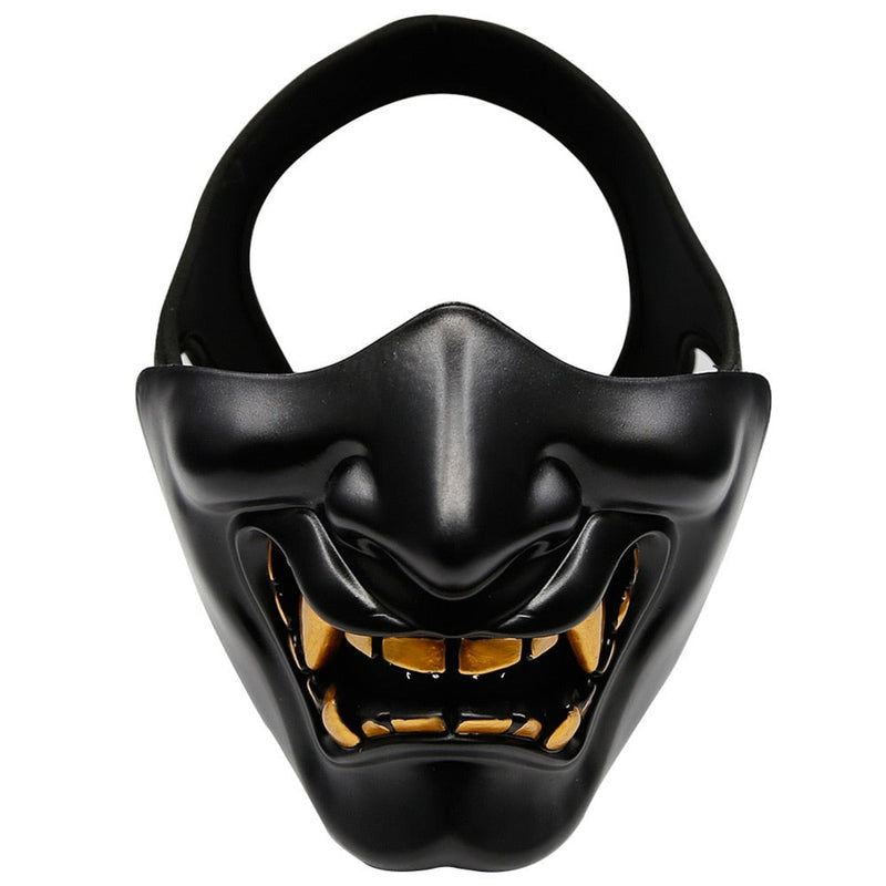 Masque de démon japonais Oni noir