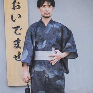 Yukata Kimono Homme Nuit Japonaise